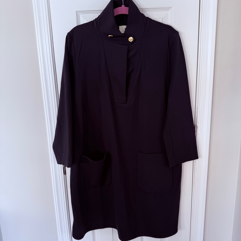 Tuckernuck Emerson Navy Blue Ponte Dress Size XXL - Picture 2 of 13